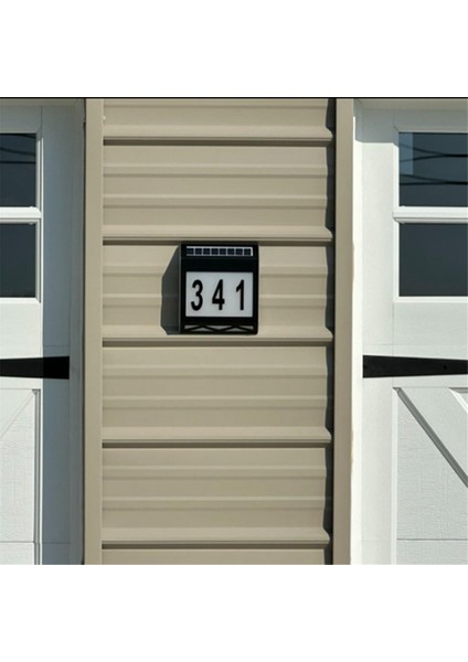 Su Geçirmez Sokak Tabelası Güneş Dijital Ev Işık Numarası Duvar Lambası Adres Burcu Plaka Numarası Bahçe Için Uygun A (Yurt Dışından) modelleri