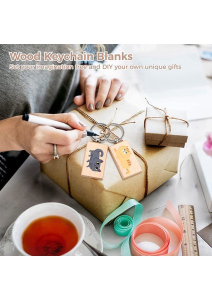 50 Adet Ahşap Anahtarlık Boşlukları, Dikdörtgen Ahşap Boşluklar, Ahşap Gravür Boşlukları, Anahtarlıklar Için Doğal Ahşap Boşluklar (Yurt Dışından) modelleri