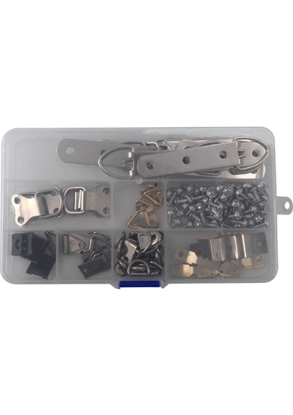 140 Adet Asma Kanca Seti, 9 Model Resim Askı Kancaları Ofis Aile Fotoğraf Resim Boyama Için Vidalarla Asılı Çeşitli Türleri (Yurt Dışından)