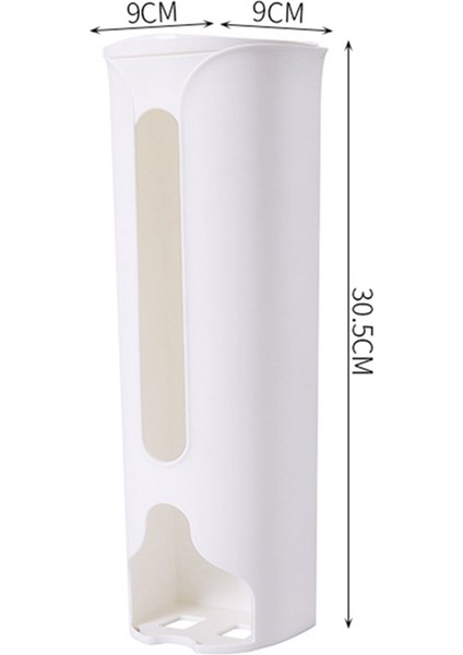 Çöp Torbası Saklama Kutusu Çöp Plastik Kutu Mutfak ve Banyo Plastik Torba Saklama Kutusu Çöp Torbası Depolama Rafı Beyaz (Yurt Dışından) indirimleri