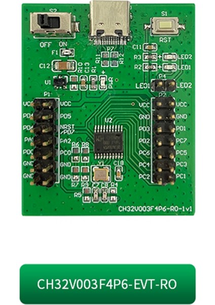 CH32V003 Geliştirme Kartı Kiti Değerlendirme Kartı 32-Bit Genel- Rısc-V Mcu Fonksiyonel Uygulama Değerlendirmesi (Yurt Dışından)