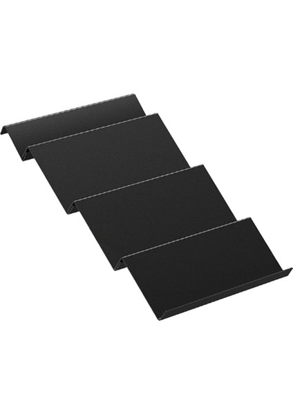 4 Katmanlı Çekmece Baharat Organizatör Akrilik Baharat Rafı Tepsi Baharat Şişesi Depolama Rafı Mutfak Çekmecesi Organizatör Siyah (Yurt Dışından)