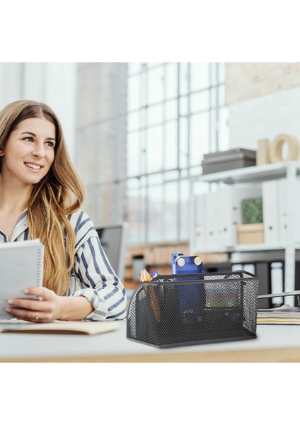 6 Bölmeli ve 1 Çekmeceli Masa Düzenleyici Seti, Akıllı Telefon Tutuculu (Yurt Dışından)