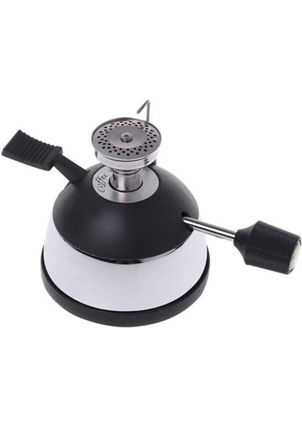 Mini Masa Üstü Bütan Gaz Brülörü Alev Kafası ile Sifon Kahve Isıtıcı Makinesi Kahve Makinesi Mocha Pot Gaz Sobası (Gaz Yok) (Yurt Dışından)