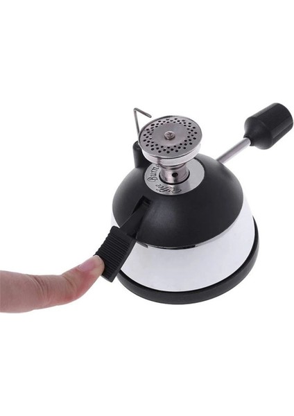 Mini Masa Üstü Bütan Gaz Brülörü Alev Kafası ile Sifon Kahve Isıtıcı Makinesi Kahve Makinesi Mocha Pot Gaz Sobası (Gaz Yok) (Yurt Dışından)