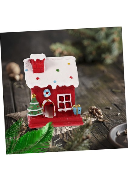 Işıklı Ev Doğuş Dekoru Minyatür Ev Isa'nın Doğuşu Süsleri Işıklı Zencefilli Kurabiye Evi Noel Led'i (Yurt Dışından) fiyatları