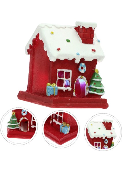Işıklı Ev Doğuş Dekoru Minyatür Ev Isa'nın Doğuşu Süsleri Işıklı Zencefilli Kurabiye Evi Noel Led'i (Yurt Dışından) modelleri