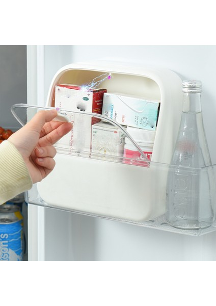 Buzdolabı Yan Kapı Saklama Kutusu Ilaç Saklama Kutusu Kozmetik Saklama Kutusu Ev Koruma Depolama B (Yurt Dışından) fırsatları