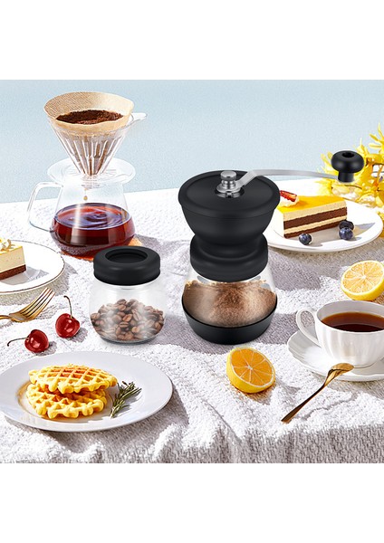 Seramik Çapaklı Manuel Kahve Çekirdeği Öğütücü, Damla Kahve, Espresso, French Press Için El Kahve Öğütücü Değirmeni (Yurt Dışından)