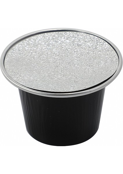 50 Takım Doldurulabilir Kahve Kapsülleri Bardak Tek Kullanımlık Kahve Kapsülleri Ambalaj Cafe Malzemeleri Siyah (Yurt Dışından)