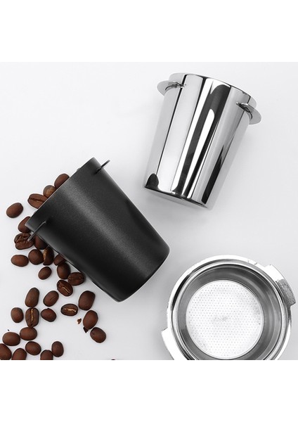 51MM Kahve Dozaj Fincan Koklama Kupa Espresso Makinesi Için Aşınmaya Dayanıklı Paslanmaz Çelik Kahve Dozaj Fincan Siyah (Yurt Dışından) fırsatları