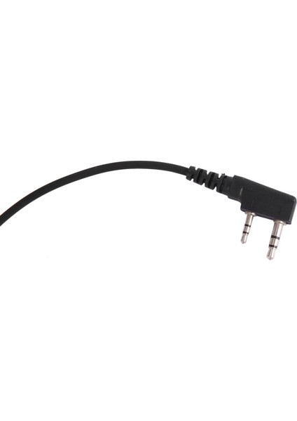2 Pin G Şekli Kulaklık Kulaklık Mikrofonu Için Iki Yönlü Telsiz Güvenlik Walkie Talkie Radyo (Yurt Dışından)
