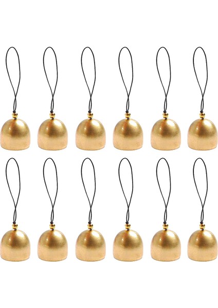 12 Adet Çan Jingle Mini Metal Küçük Çıngırak Dekoratif Süs Vintage Pet Çan Süsler Çan Rüzgar Ahenge Sırt Çantası Zanaat (Yurt Dışından)