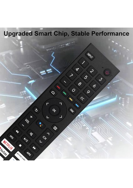Tüm 4K UHD Android Akıllı Tv Için ERF3J80H Evrensel Uzaktan Kumandayı Değiştirin A6G U6G U8G 75A6G 70A6G 43A6G 55U68G 75U68G (Yurt Dışından)