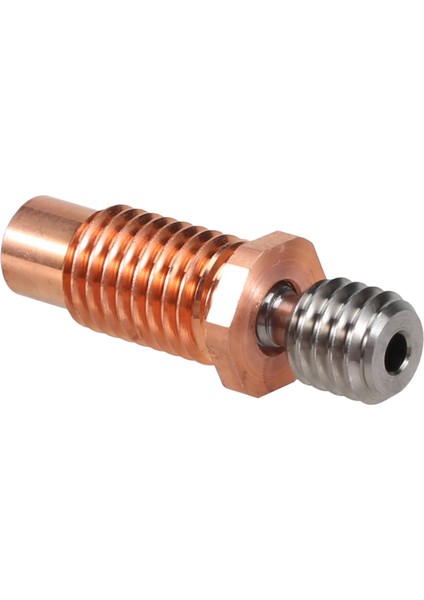 All-Metal Bi-Metal V6-Tcrazy Heatbreak Titanyum ve Bakır 3D Yazıcı Memesi Bimetal Boğaz 1.75MM V6 Hotend Isıtıcı Için (Yurt Dışından)