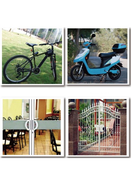 Bisiklet Güvenlik Kilidi Kablosuz Uzaktan Kumanda Hırsızlığa Karşı Titreşim Alarm Kilidi Elektrikli Motosiklet Kod Zincir Kilidi Mavi (Yurt Dışından) modelleri