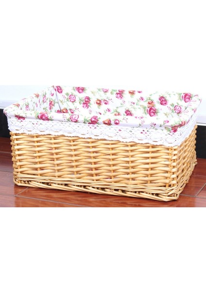 El Yapımı Rattan Depolama Sepeti Aperatif Meyve Enkaz Giyim Bitirme Söğüt Depolama Sepeti-Bal Rengi (Yurt Dışından) modelleri