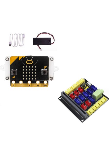 Bbc Microbit V2.0 Anakart Python Programlanabilir Öğrenme Geliştirme Kurulu D'de Grafik Programlamaya Giriş (Yurt Dışından)