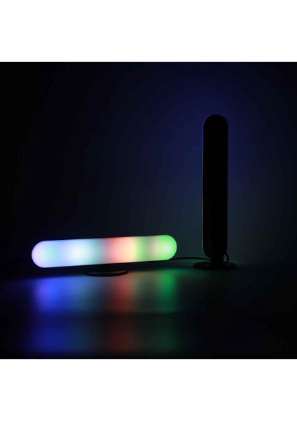 Akıllı Graffiti Wifi Masaüstü Ortam Işığı Rgb Phantom Renkli Bilgisayar Bluetooth Oyun Müzik Alma Dolgu Işığı (Yurt Dışından)