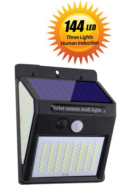 Hareket Sensörü ile 144 Güneş LED Işık Açık Güneş Işıkları Güneş Lambası Açık Su Geçirmez Güneş Işığı Bahçe Işık (Yurt Dışından) indirimleri