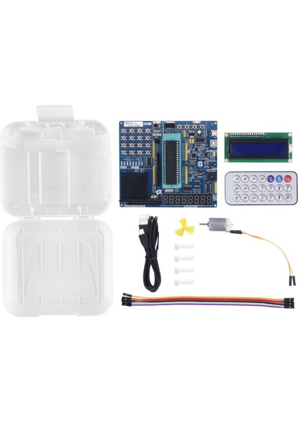 51 Tek Çipli Mikrobilgisayar Geliştirme Kartı STC89C52 Nokta Ekran Programlama Öğrenme Kartı ile Kiti (Yurt Dışından)