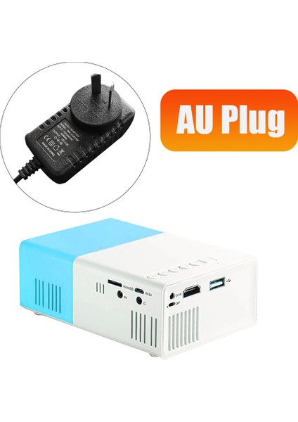 Okul Sezonu Çok Fonksiyonlu Sınıf Mini Projektör LED Mini Kablosuz 1080P Hd Projektör, Au Fişli, (Yurt Dışından) fırsatları