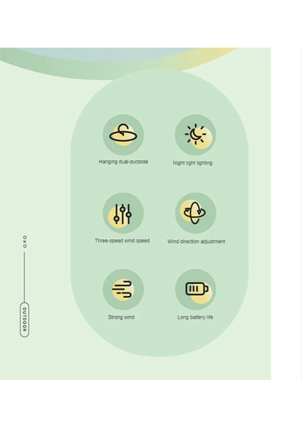 Ev Ofis Kamp Çok Fonksiyonlu Taşınabilir Fan Gece Aydınlatma Üç Hızlı USB Fan Pembe ile Asılabilir (Yurt Dışından)