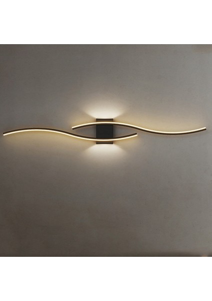 Lüks Minimalist Şerit Duvar Lambası Başucu Modern Minimalist Oturma Odası Izgarası Tv Arka Plan Duvar Lambası (Yurt Dışından)