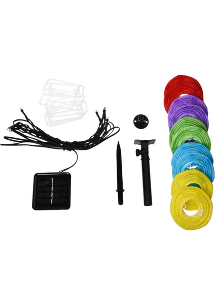 10 Güneş Feneri Seti LED Işıklar 4m 7.5cm Açık ve Kapalı Bahçe Barbekü Partisi (Yurt Dışından) modelleri