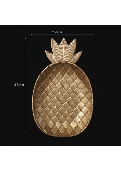 Iskandinav Dekoratif Tepsi Altın Şekli Servis Tepsisi Takı Palet Meyve Aperatif Tabağı Masa Depolama Organizatör () (Yurt Dışından) indirimleri