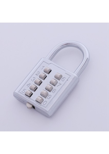 Hırsızlık Önleyici Düğme Kombinasyonlu Asma Kilit Haneli Basmalı Şifre Kilidi Çinko Alaşımlı Güvenlik Kilidi Bavul Bagaj Kodlu Kilit Dolap Dolap Soyunma Asma Kilit (Yurt Dışından) fırsatları