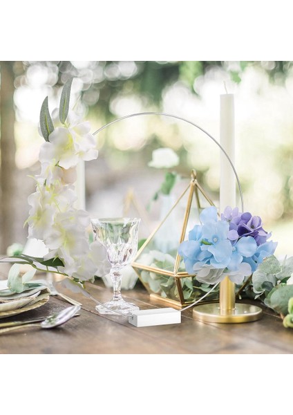 10 Adet 25 cm Metal Çiçek Hoop Centerpiece Masa Ahşap Standı Çelenk Makrome Gümüş Hoop Yüzükler Dıy El Sanatları Için (Beyaz) (Yurt Dışından) fırsatları