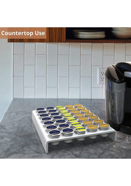 35 Delik Akrilik Kahve Kapsül Vitrin Rafı Kahve Çekirdeği Depolama Rafı Kahve Dükkanı K Fincan Bitirme Tepsisi 1 (Yurt Dışından) fiyatları