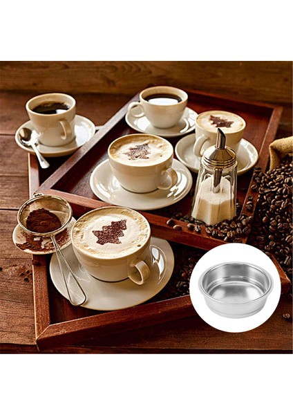 51MM Filtre Sepeti 1/2/4 Fincan Espresso Dipsiz Portafilter, 51MM Kahve Makinesi ile Uyumlu (Yurt Dışından)