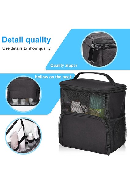 Taşınabilir Duş, Asma Tuvalet Çantası, Kapasite, Suya Dayanıklı Kolay Kurutma, Nefes Alabilen Örgü Tuvalet Malzemeleri Duş Çantası (Yurt Dışından) modelleri