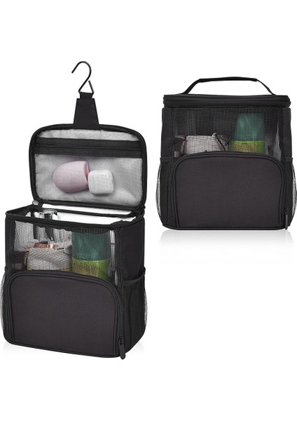 Taşınabilir Duş, Asma Tuvalet Çantası, Kapasite, Suya Dayanıklı Kolay Kurutma, Nefes Alabilen Örgü Tuvalet Malzemeleri Duş Çantası (Yurt Dışından) indirimleri