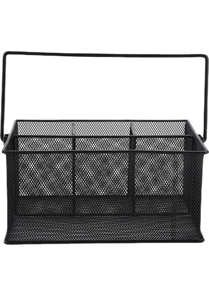 4 Bölmeli Çatal Bıçak Takımı Saklama Sepeti, Ev, Mutfak, Parti, Kamp Için Mükemmel Örgü Sofra Takımı Tutucu Organizatör (Yurt Dışından)