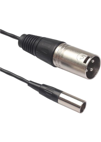 3 Pin Erkek 3 Pin Erkek Xlr Mini Fiş Ses Kablosu Xlr Erkek Mini Xlr Erkek Ses Kablosu Konektörü Mikrofon Kablosu (Yurt Dışından)
