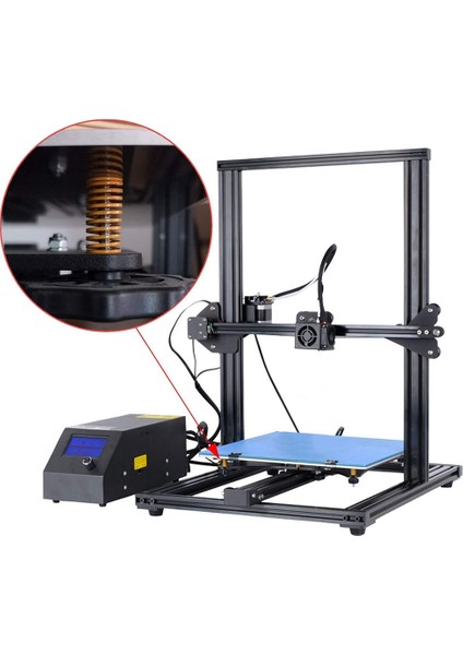 3D Yazıcı Isı Yatağı Tesviye Yayı 8X20MM Sıkıştırma Sarı Creality Ender 2 3 Pro CR-10S Pro Yuvası (10 Adet) (Yurt Dışından)