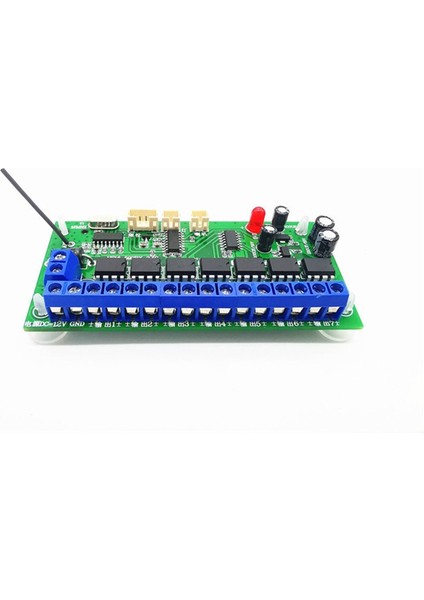 16 Kanal 2.4g Uzaktan Kumanda Verici + Alıcı Kurulu Kontrol Paneli 12 V Denetleyici Dıy Rc Araba/gemi/ekskavatör (Yurt Dışından)