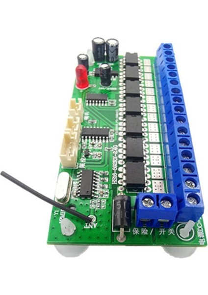16 Kanal 2.4g Uzaktan Kumanda Verici + Alıcı Kurulu Kontrol Paneli 12 V Denetleyici Dıy Rc Araba/gemi/ekskavatör (Yurt Dışından)