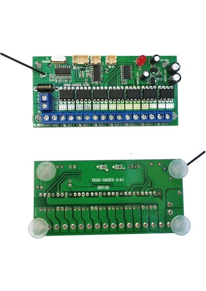 16 Kanal 2.4g Uzaktan Kumanda Verici + Alıcı Kurulu Kontrol Paneli 12 V Denetleyici Dıy Rc Araba/gemi/ekskavatör (Yurt Dışından)