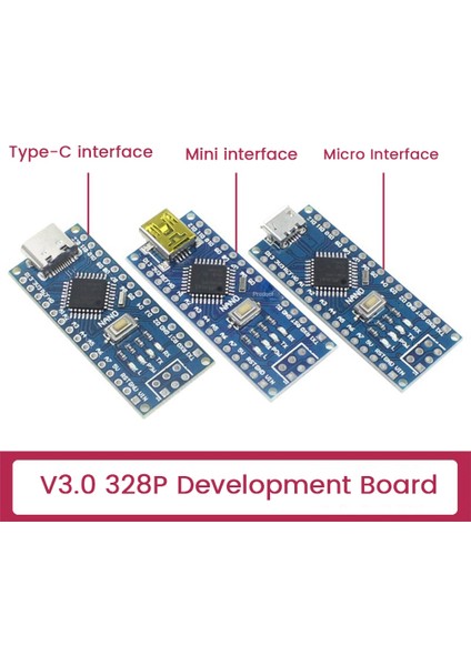 328P Geliştirme Kartı ATMEGA328P Mcu Geliştirilmiş Versiyon C Programlama Kartı (Mikro Usb) (Yurt Dışından)