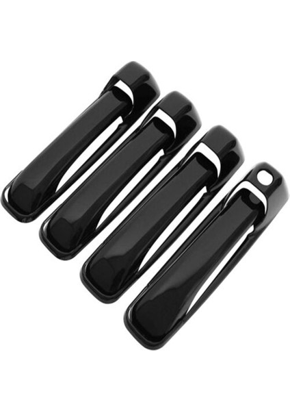 Ram Pickup Için Kapı Kolu Kapağı 1500 2500 3500 4000 09-18 Araba Dış Şekillendirici Aksesuarları Parlak Siyah 8 Adet (Yurt Dışından) fırsatları