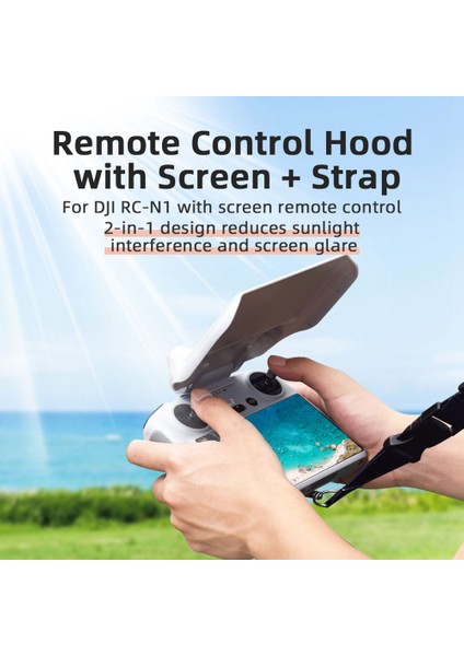 Rc Güneş Gölge Telefon Monitörü Katlanır Güneş Telefon Tutucu Için Askı ile Uzaktan Kumanda Güneşlik (Yurt Dışından)