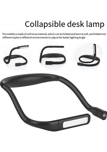 Kitap Okuma Işığı Boyun Işık, Kitap Sevgilisi Açık Hava Kamp Için Noel Doğum Günü Hediyeleri Kadın Boyun Kitap Işığı Siyah (Yurt Dışından) fiyatları