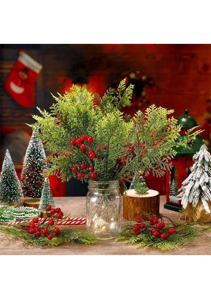 48 Adet Noel Yapay Sahte Dallar, Yapay Dallar Sahte Çam Yaprakları, Yeşillik Çam Noel Için Seçtikleri (Yurt Dışından) fiyatları