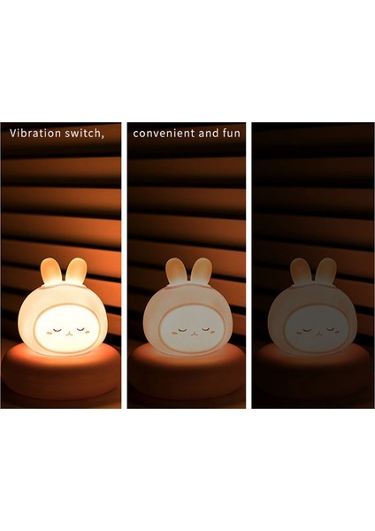 Çocuklar Bebek Gece Lambası USB Şarj Edilebilir Dokunma Kontrolü, Tasarım, Sevimli Bebek Kız Erkek Karikatür Çocuk Odası Dekoru (Yurt Dışından) indirimleri