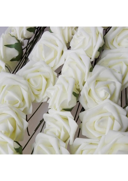 x Yapay 10 Adet Çiçek Buketleri Gül Beyaz Deco Düğün Evi (Yurt Dışından) fiyatları