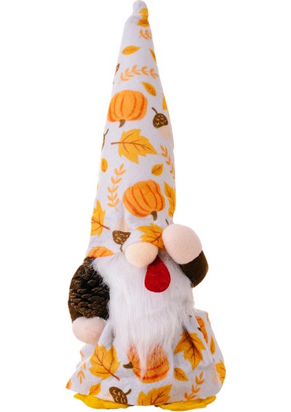 Dekorasyon Hasat Festivali Türkiye Yüzü Olmayan Rudolph Gnome Gnome Akçaağaç Yaprağı Bebekler Çam Kozalakları (Yurt Dışından)